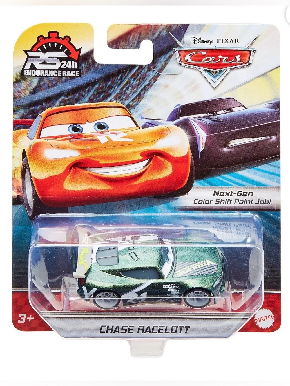 Disney Pixar Cars Color Shift Paint Job Chase Racelott Brand New
